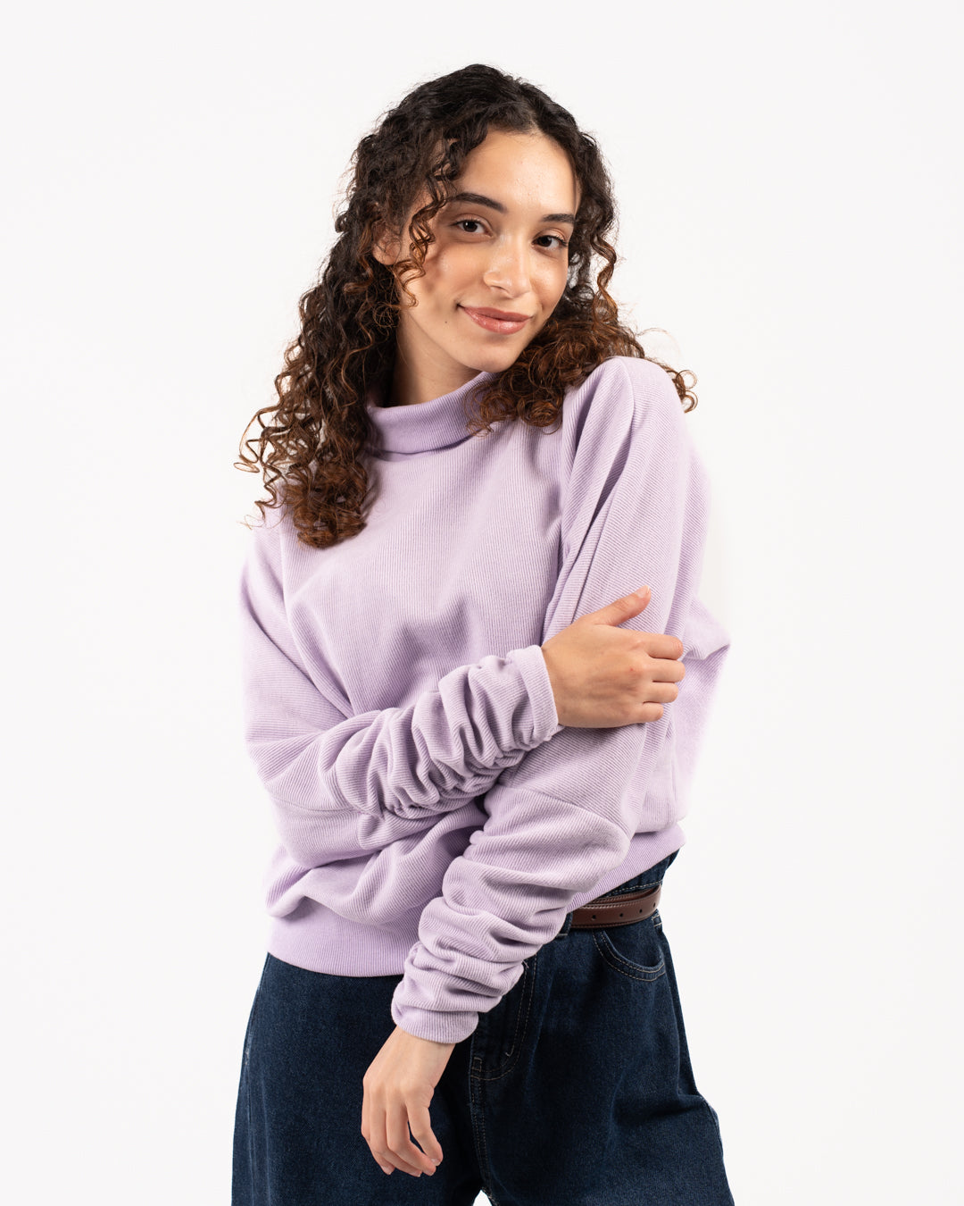 High Neck Cashmere Women Sweater