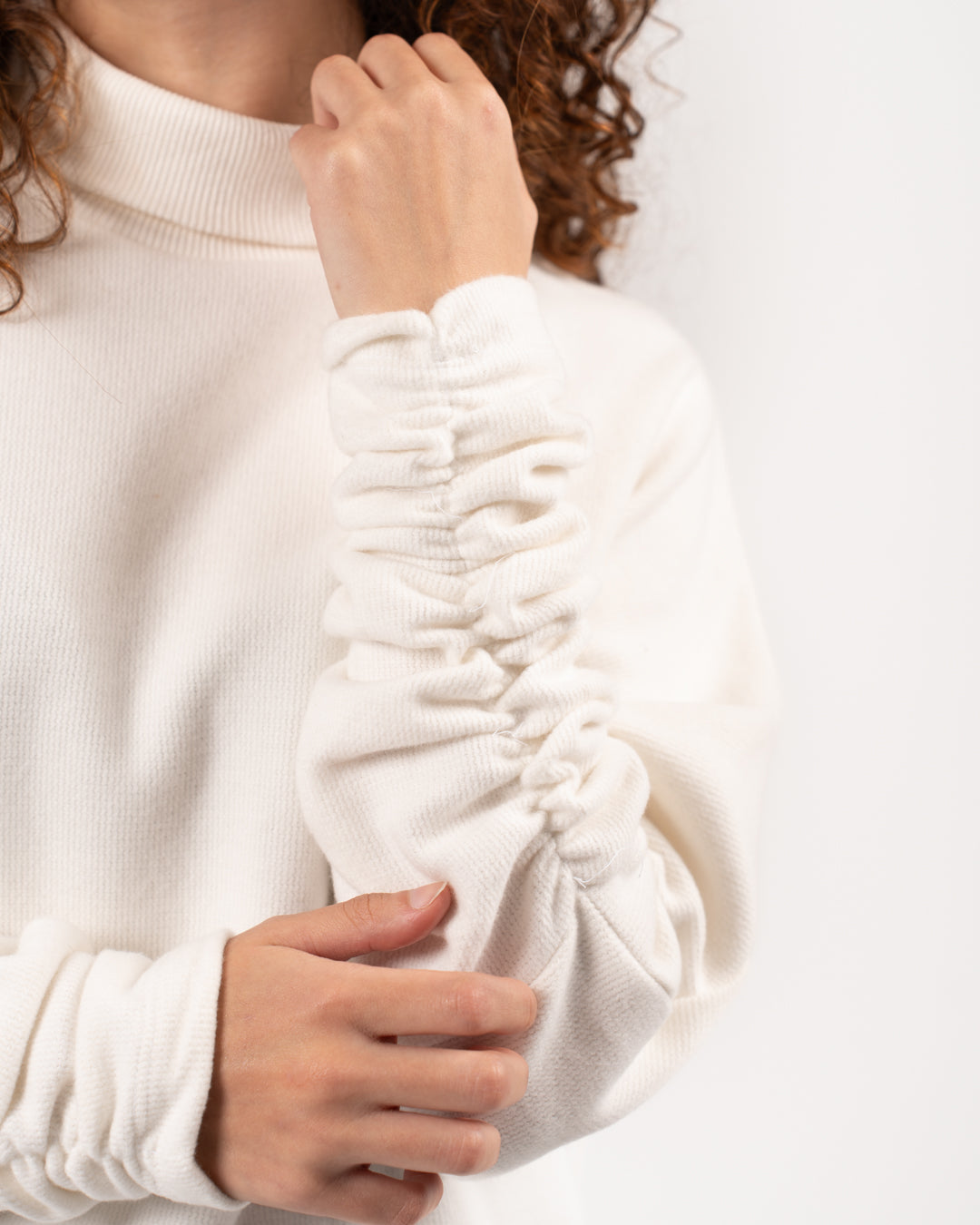 High Neck Cashmere Women Sweater