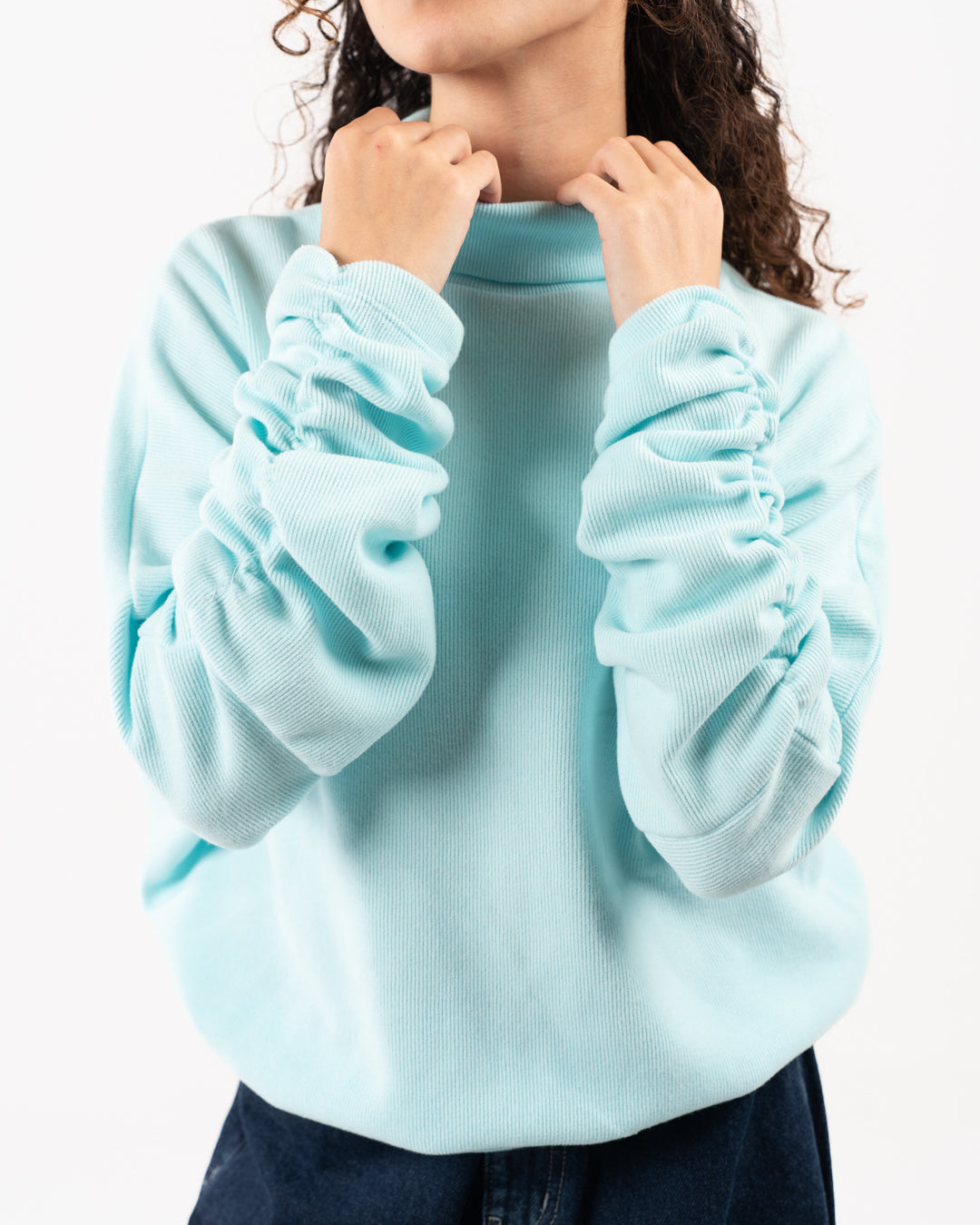 High Neck Cashmere Women Sweater