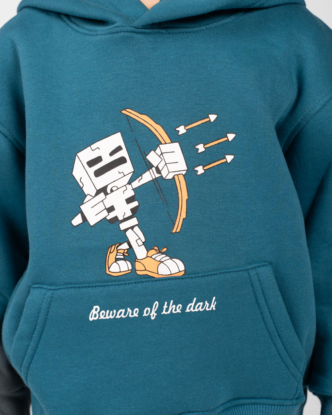 Boys Hoodied Printed Sweatshirt