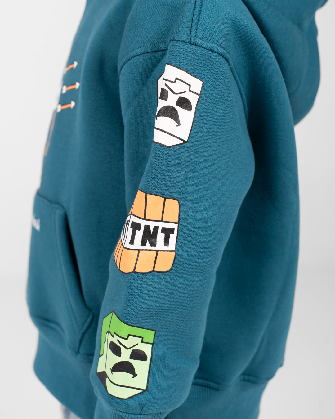 Boys Hoodied Printed Sweatshirt