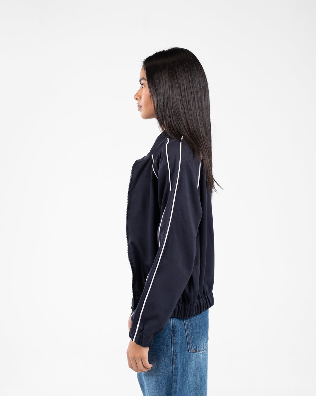 Women Zippered Sweatshirt