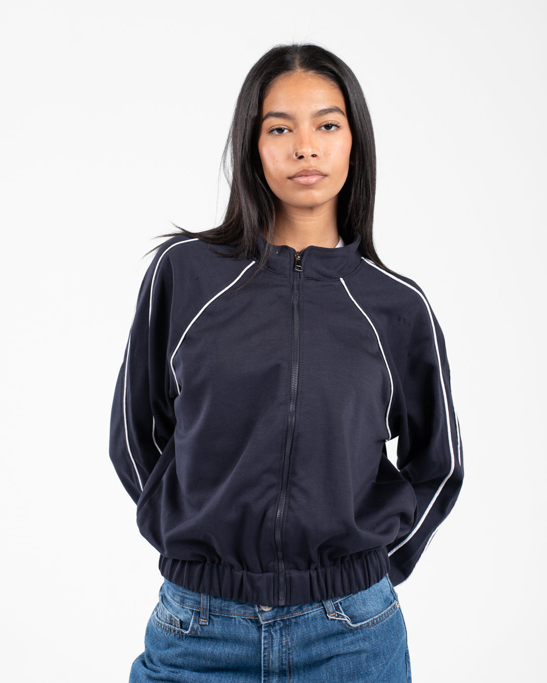 Women Zippered Sweatshirt