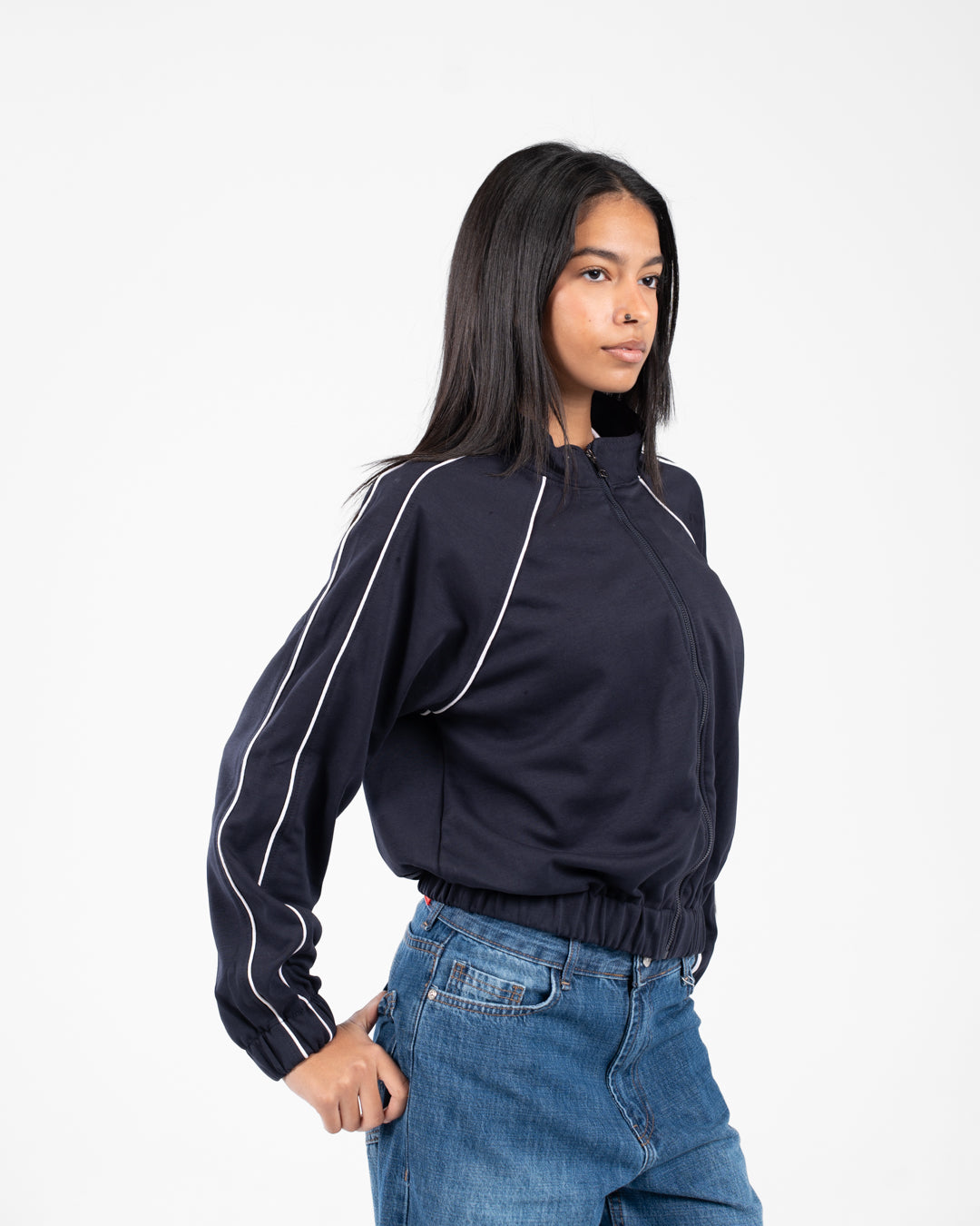 Women Zippered Sweatshirt