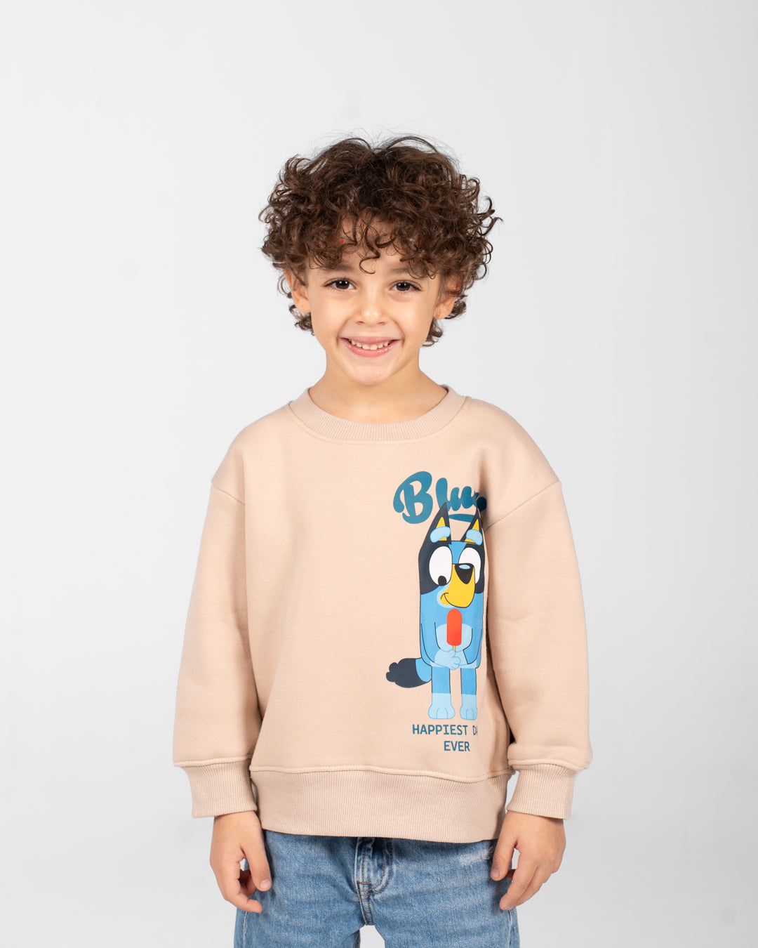 Boys Crewneck Printed Sweatshirt