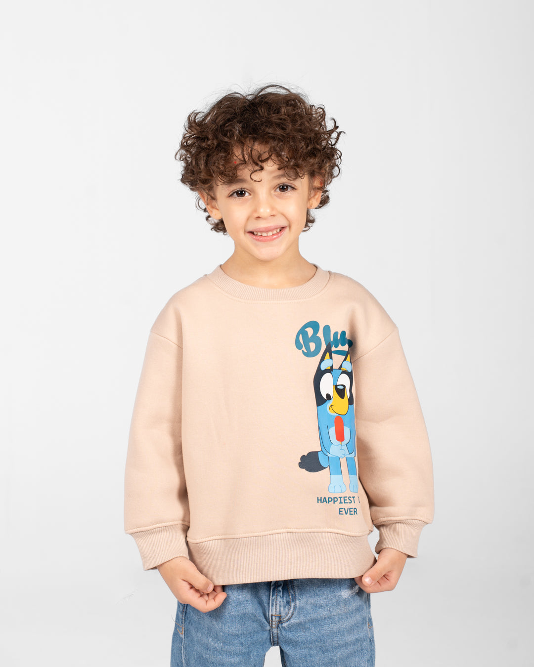 Boys Crewneck Printed Sweatshirt