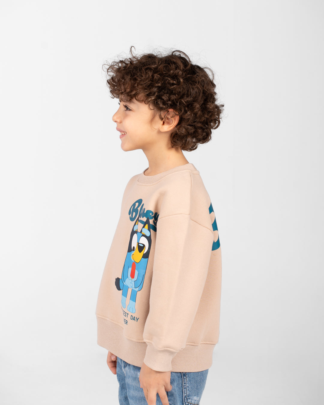 Boys Crewneck Printed Sweatshirt