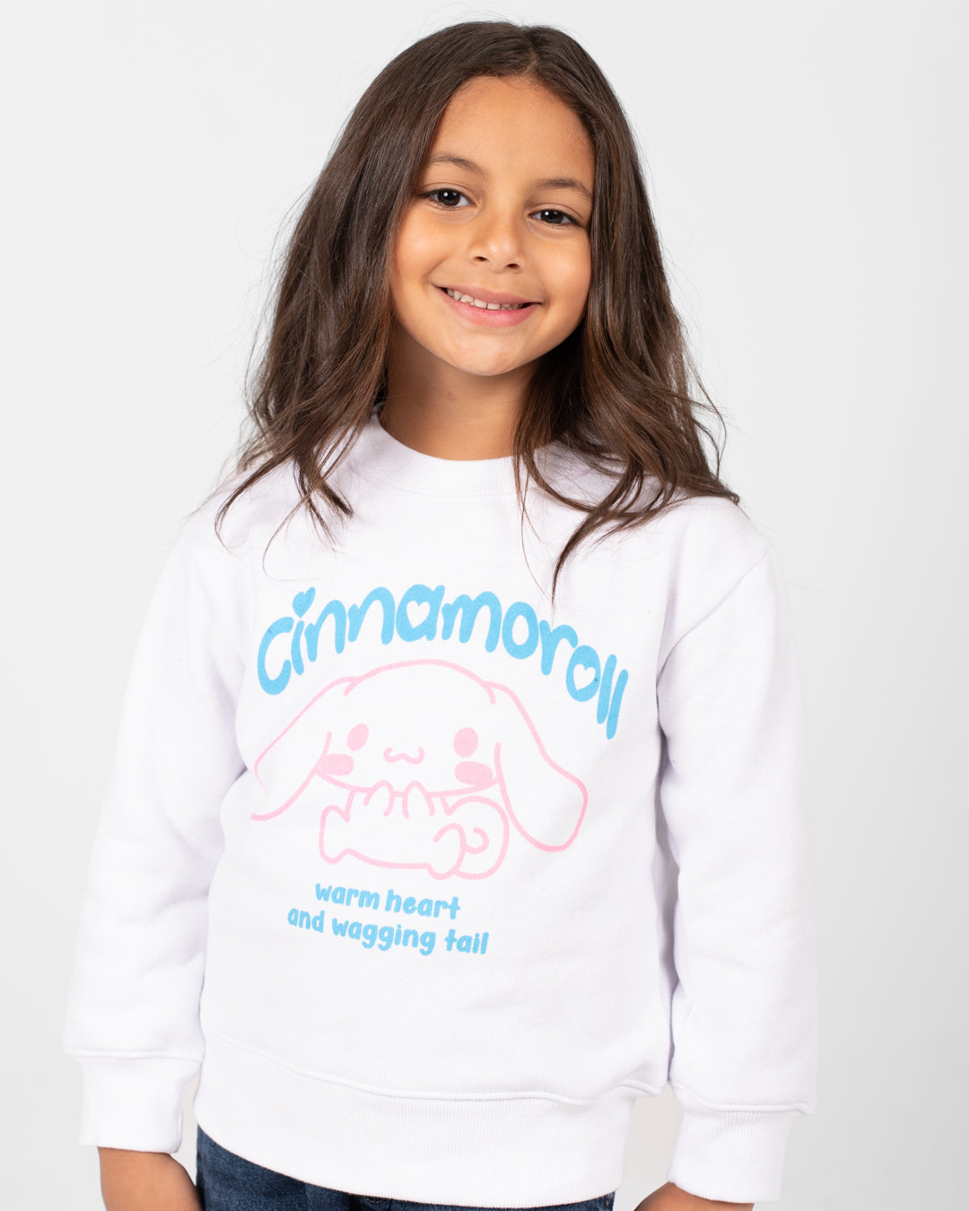 سويت شيرت بناتي برقبة دائرية