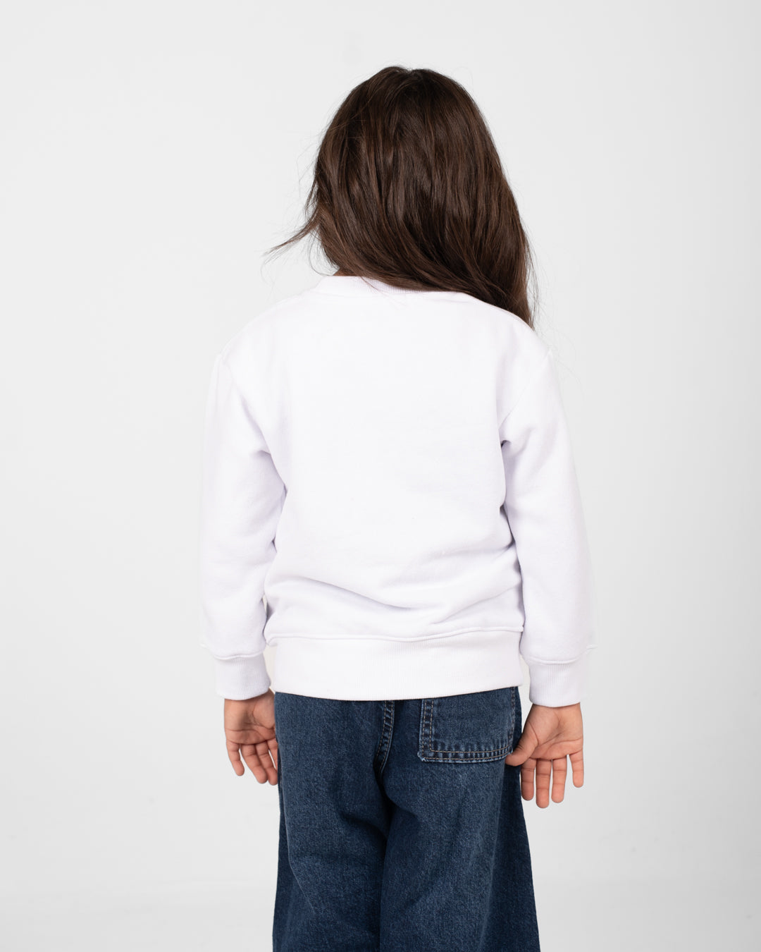 سويت شيرت بناتي برقبة دائرية