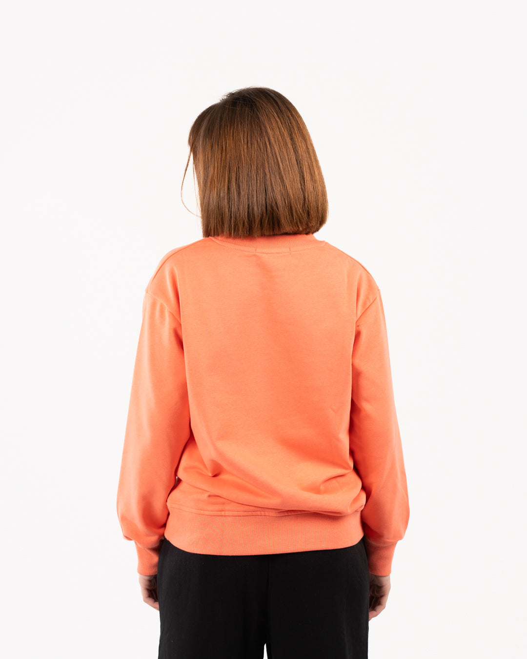 سويت شيرت مطبوع عليه شرائط للبنات