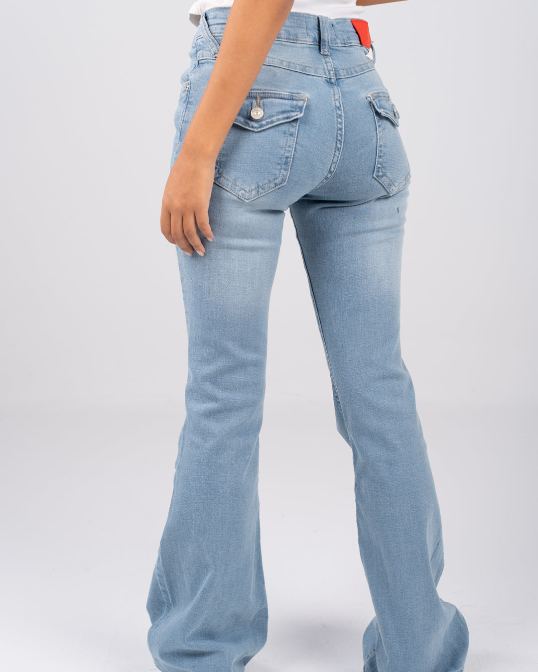 بنطلون جينز نسائي واسع