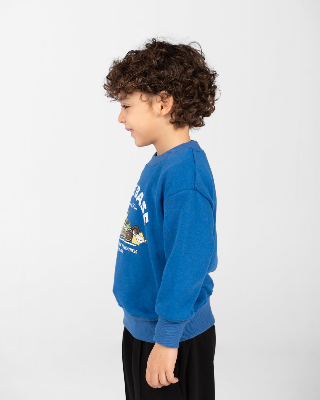 Boys Printed Round Neck Sweatshirt
