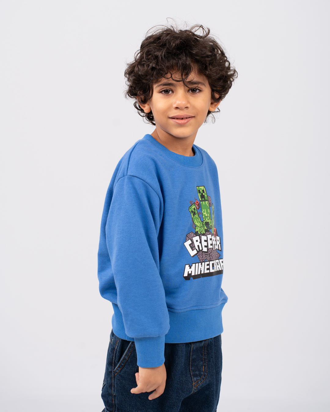 سويت شيرت ماين كرافت برقبة دائرية