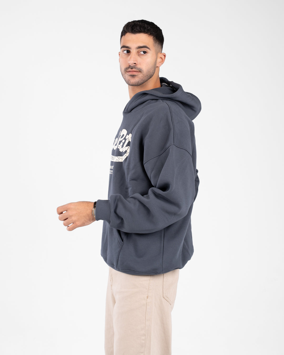 Men Printed Hoodie Sweatshirt