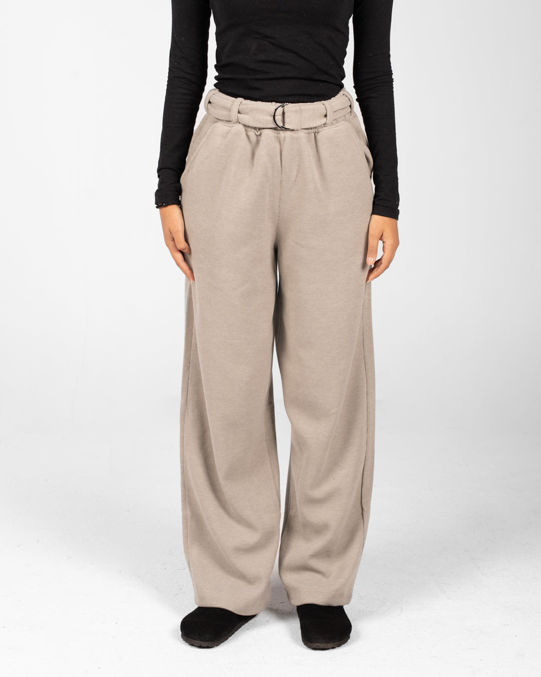 Women Cashmere Plain Pants