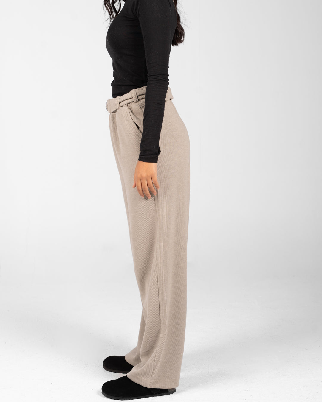 Women Cashmere Plain Pants