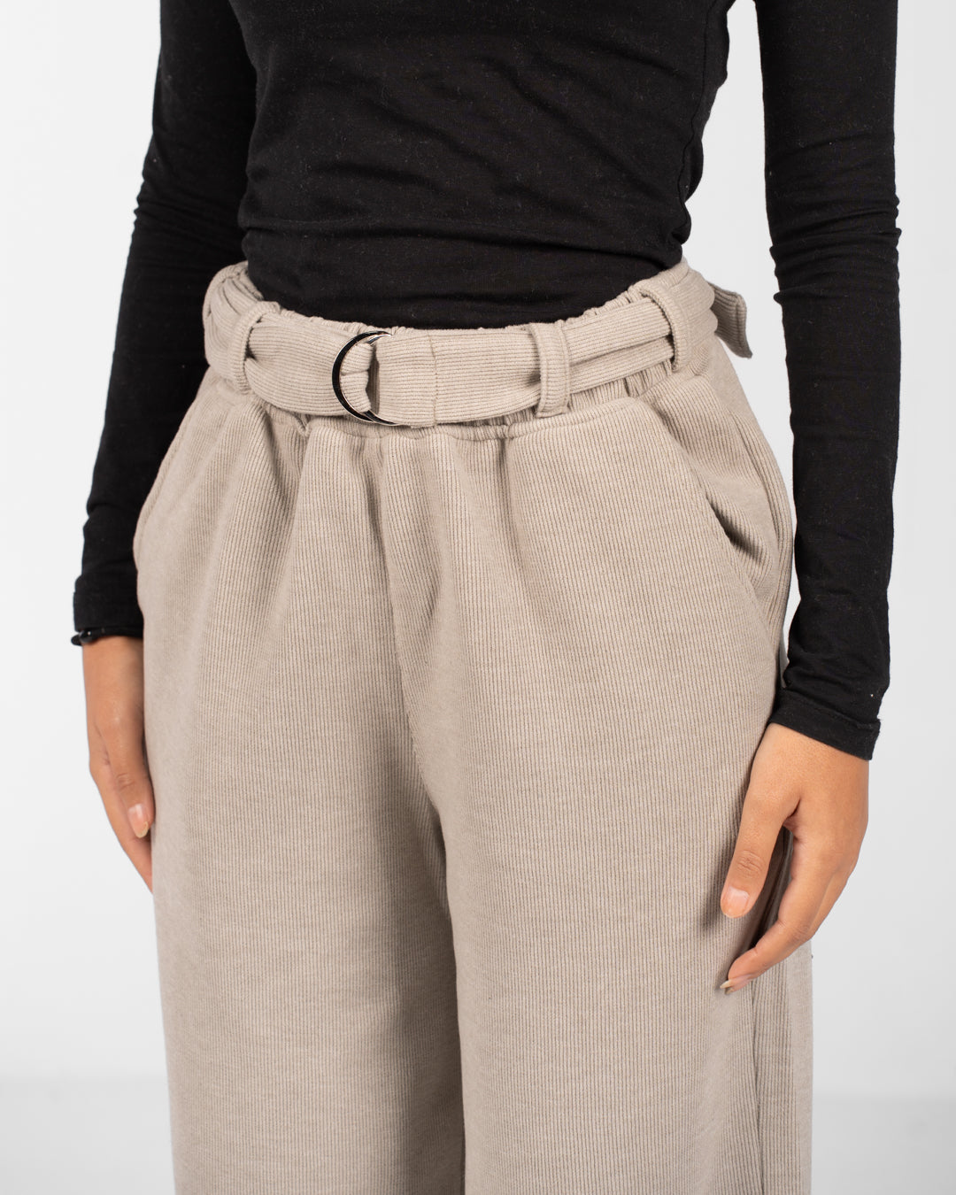 Women Cashmere Plain Pants