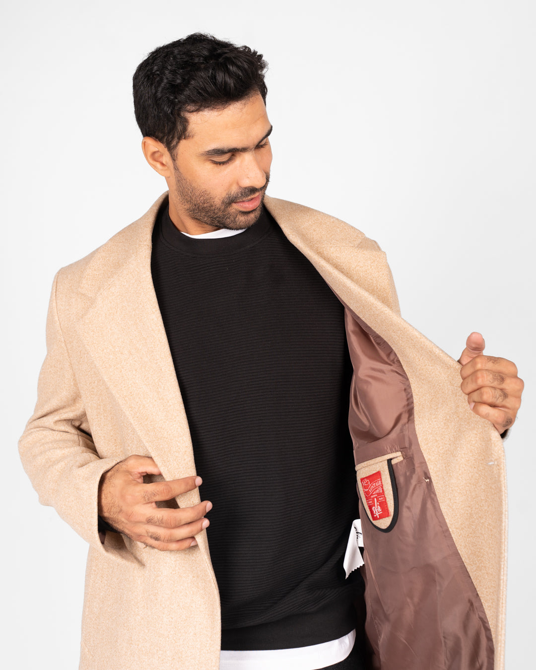 معطف طويل للرجال