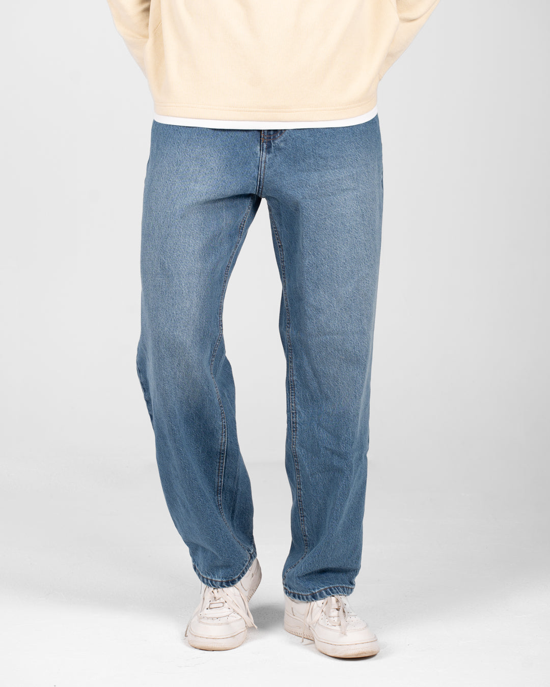 بنطلون جينز رجالي فضفاض