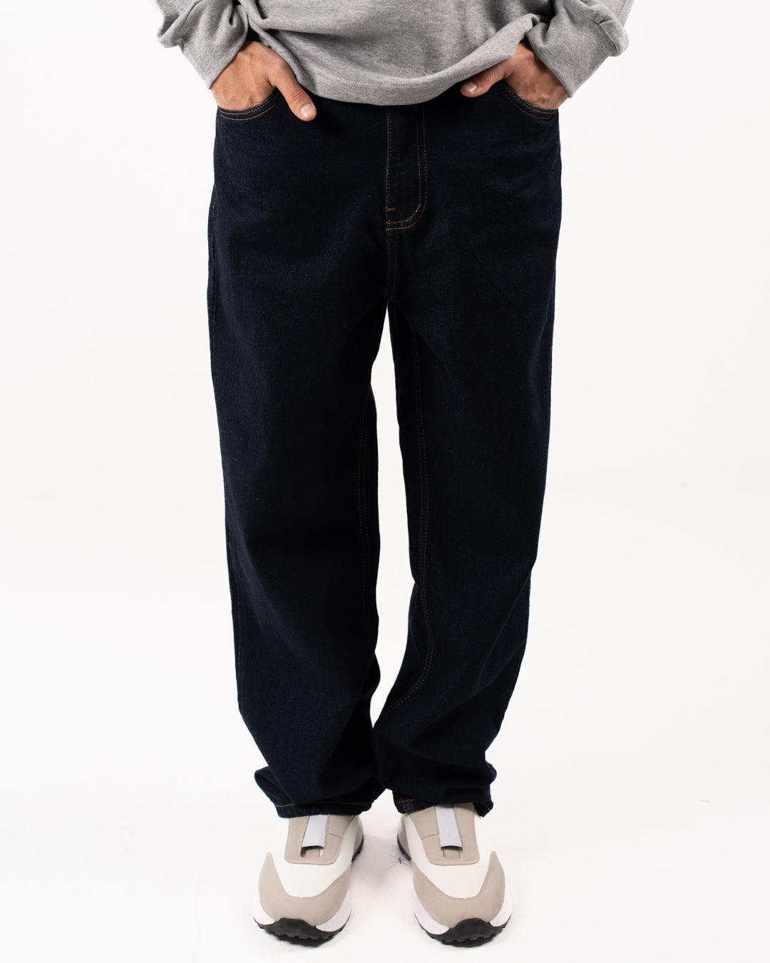 بنطلون جينز رجالي فضفاض