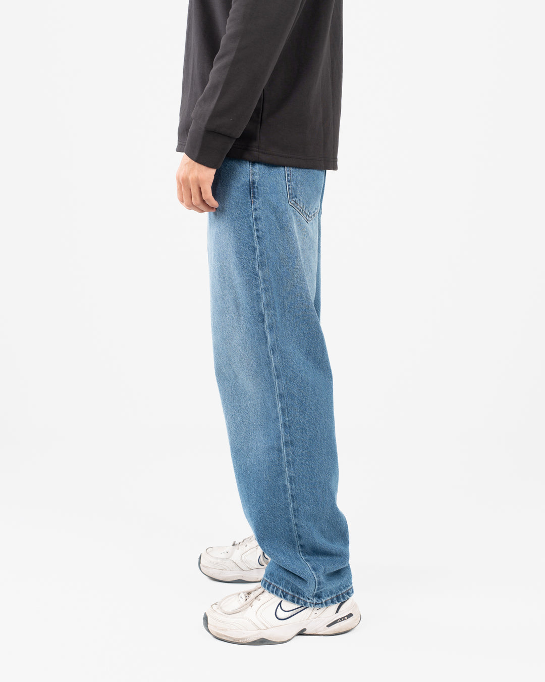 بنطلون جينز رجالي فضفاض