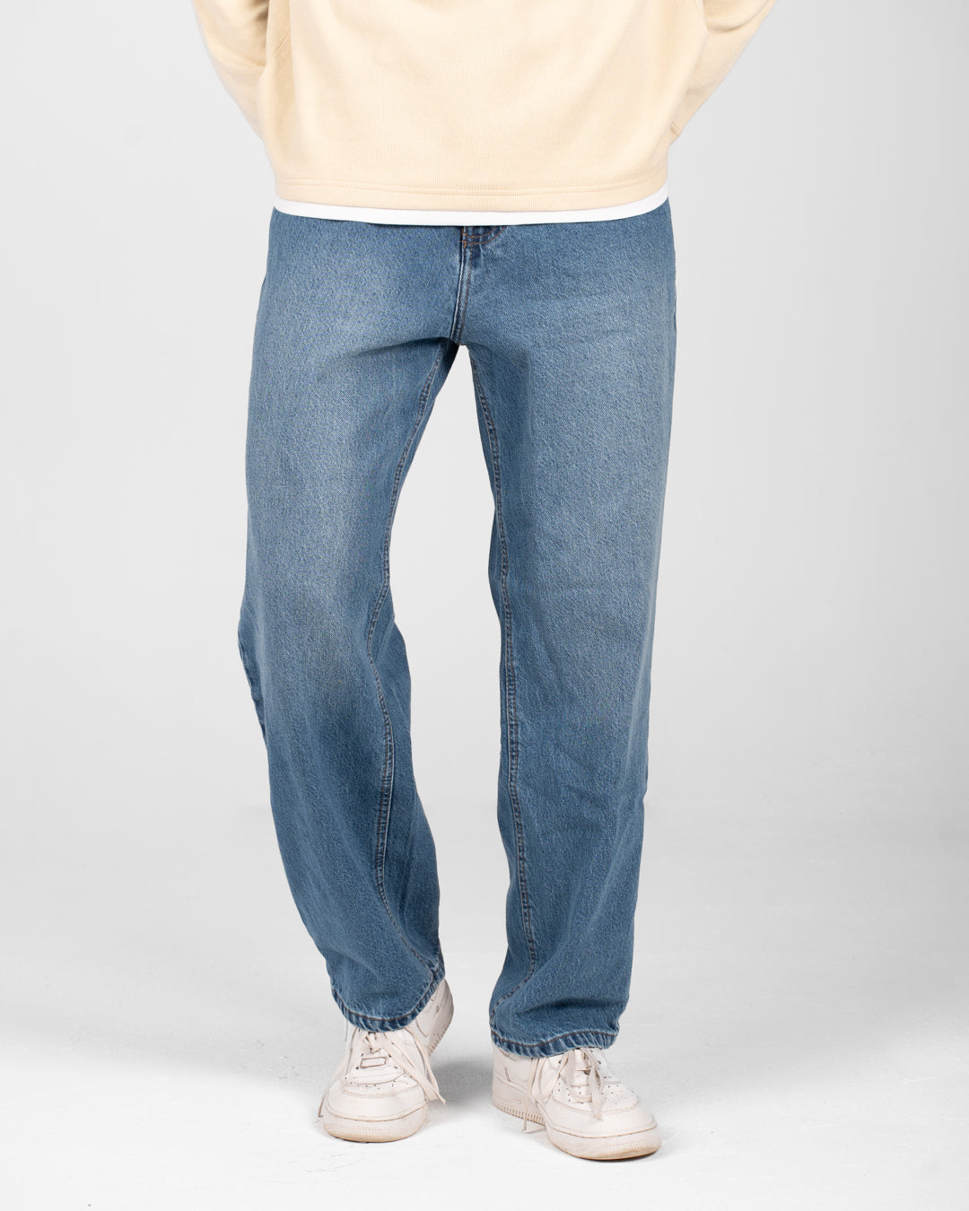 بنطلون جينز رجالي فضفاض
