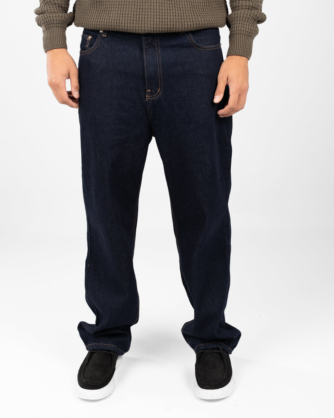 بنطلون جينز رجالي فضفاض