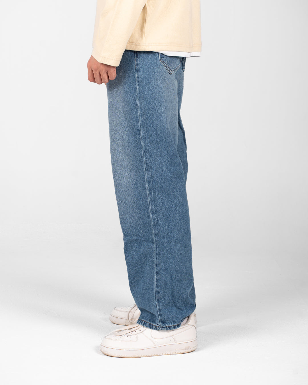 بنطلون جينز رجالي فضفاض