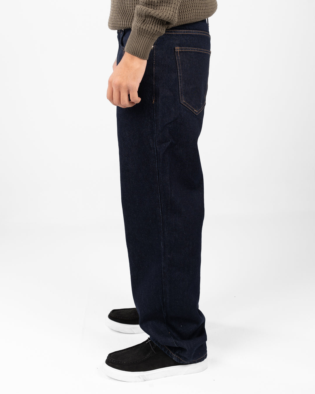 بنطلون جينز رجالي فضفاض