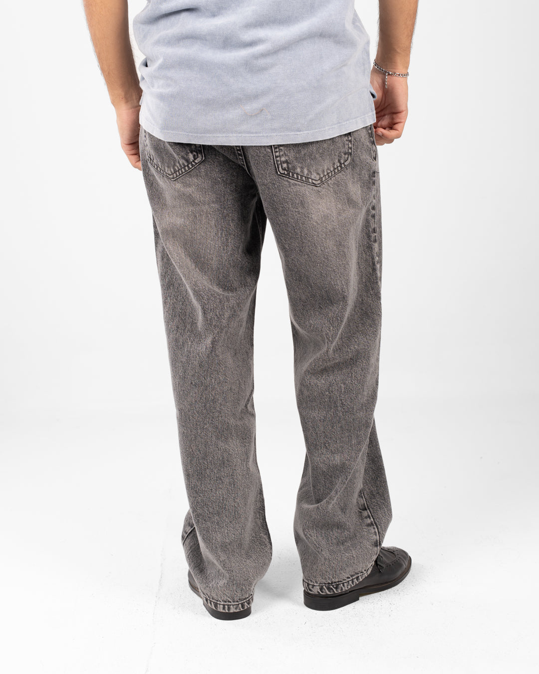 بنطلون جينز رجالي فضفاض