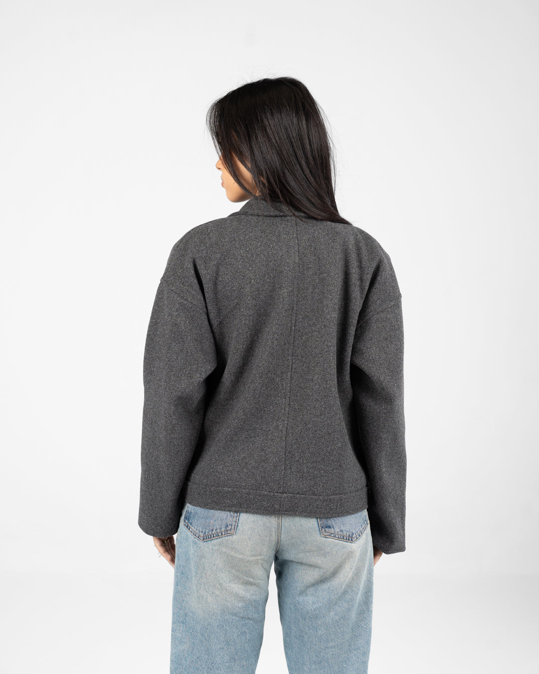 Women 2 Pockets Jacket