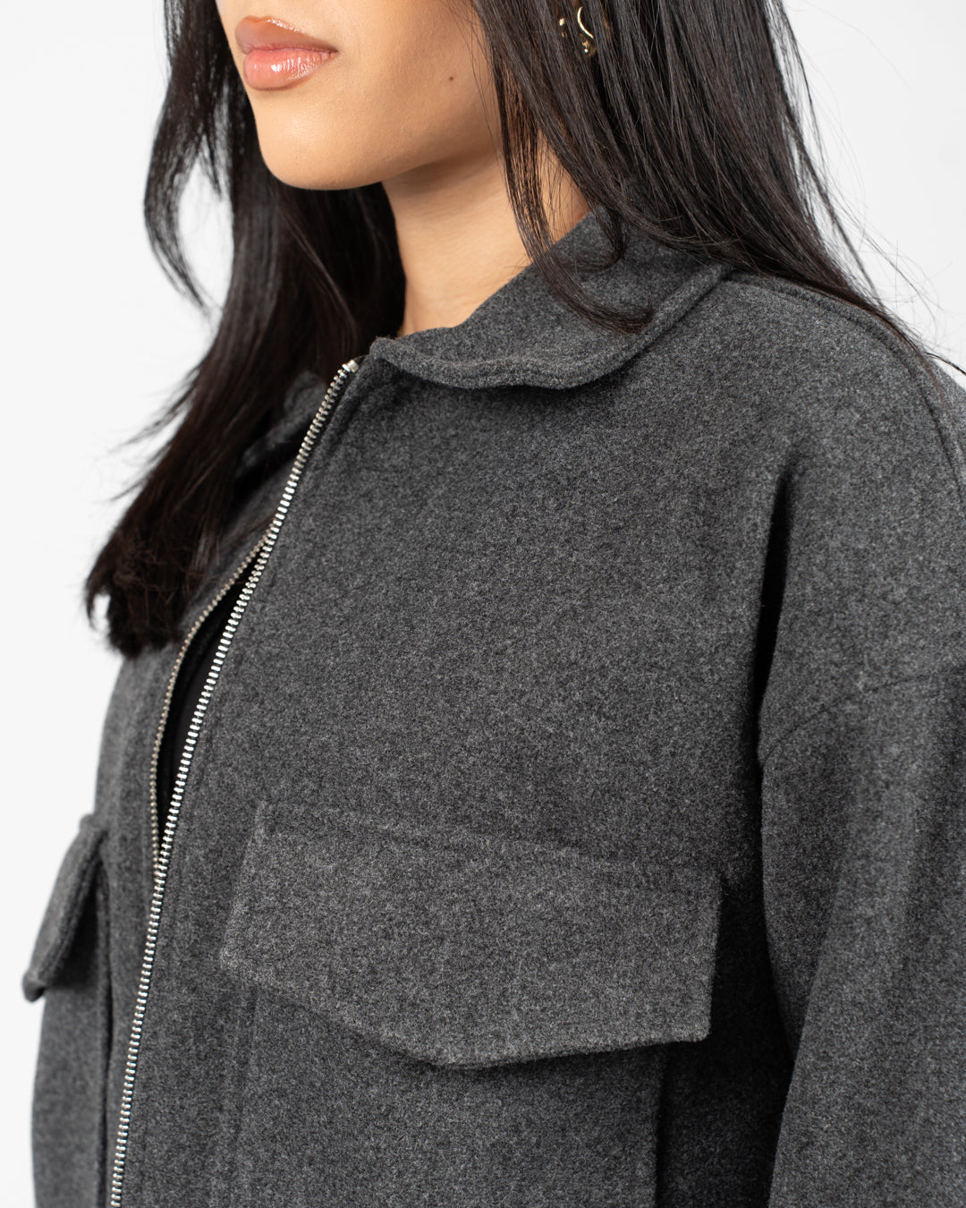 Women 2 Pockets Jacket