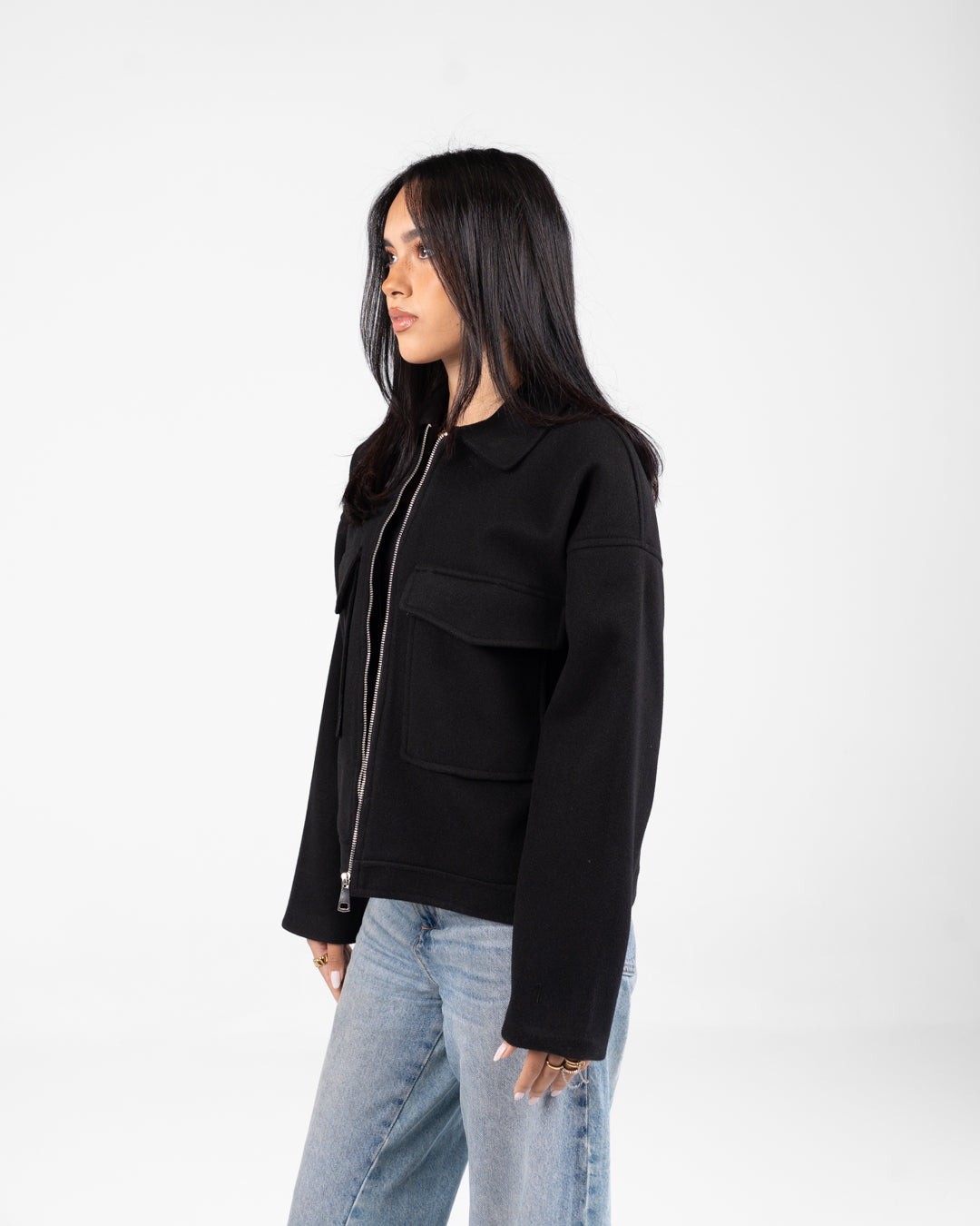 Women 2 Pockets Jacket