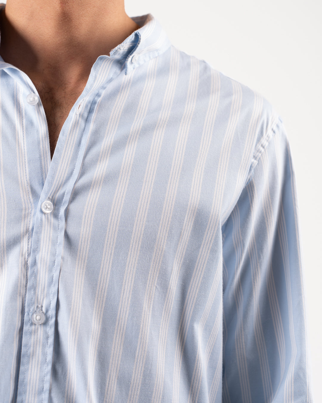 قميص أكسفورد رجالي بأكمام طويلة