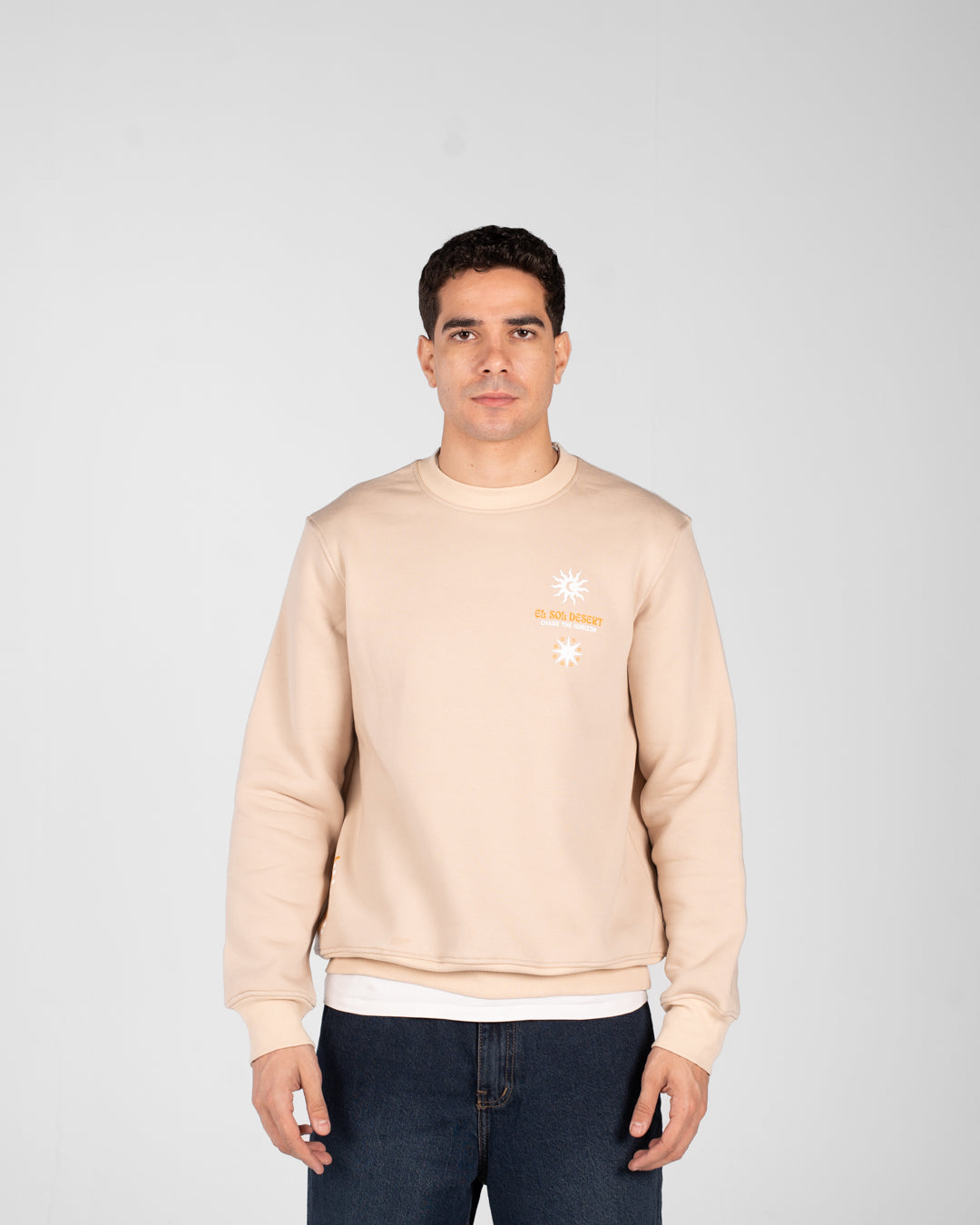 Men Double Printed Sweatshirt