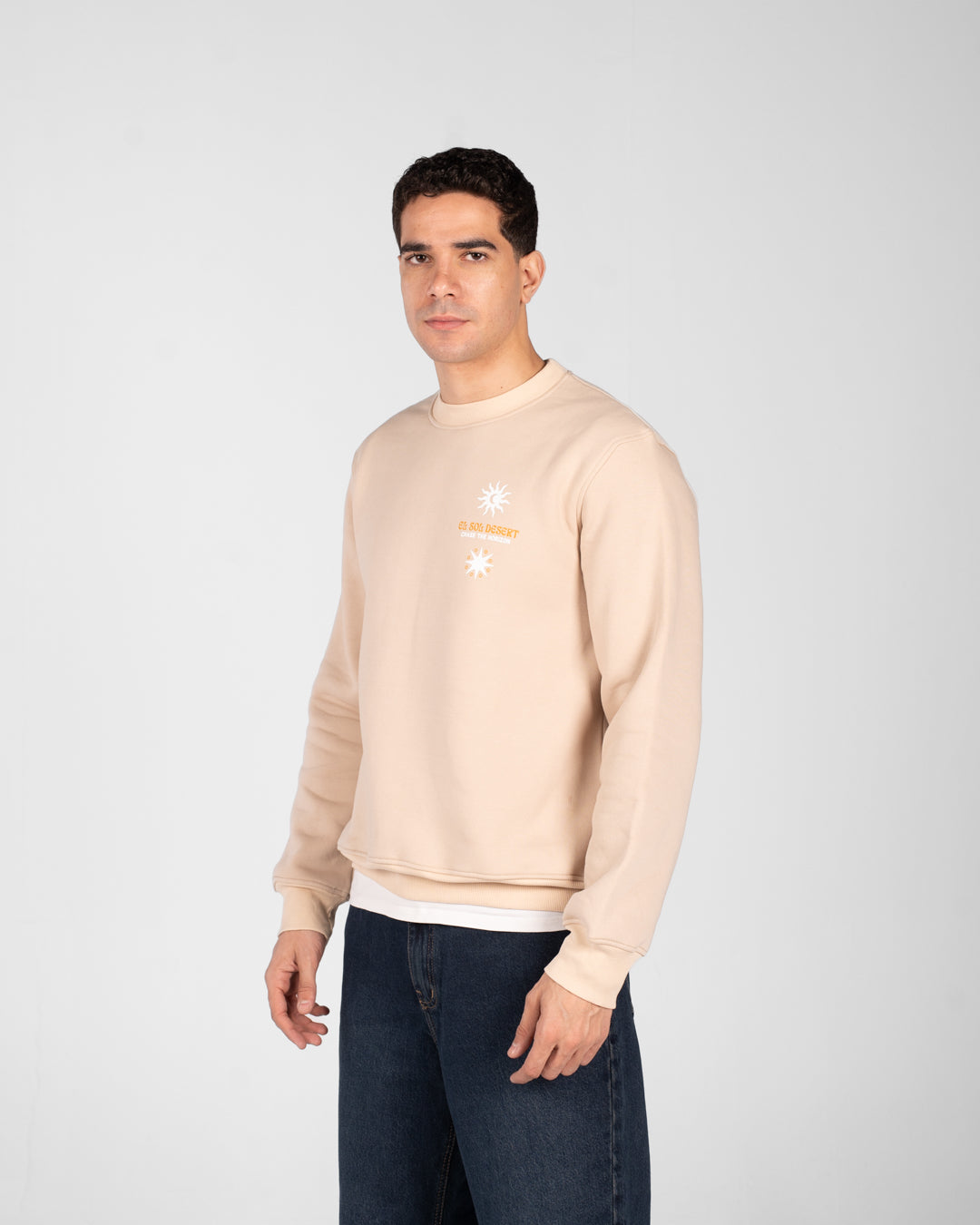 Men Double Printed Sweatshirt