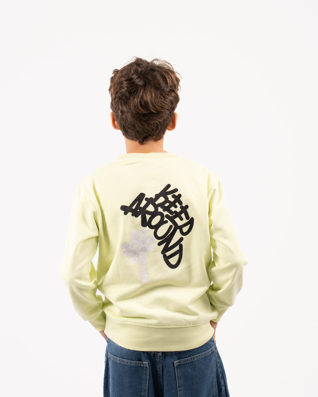 Printed Boys Crewneck Sweatshirt