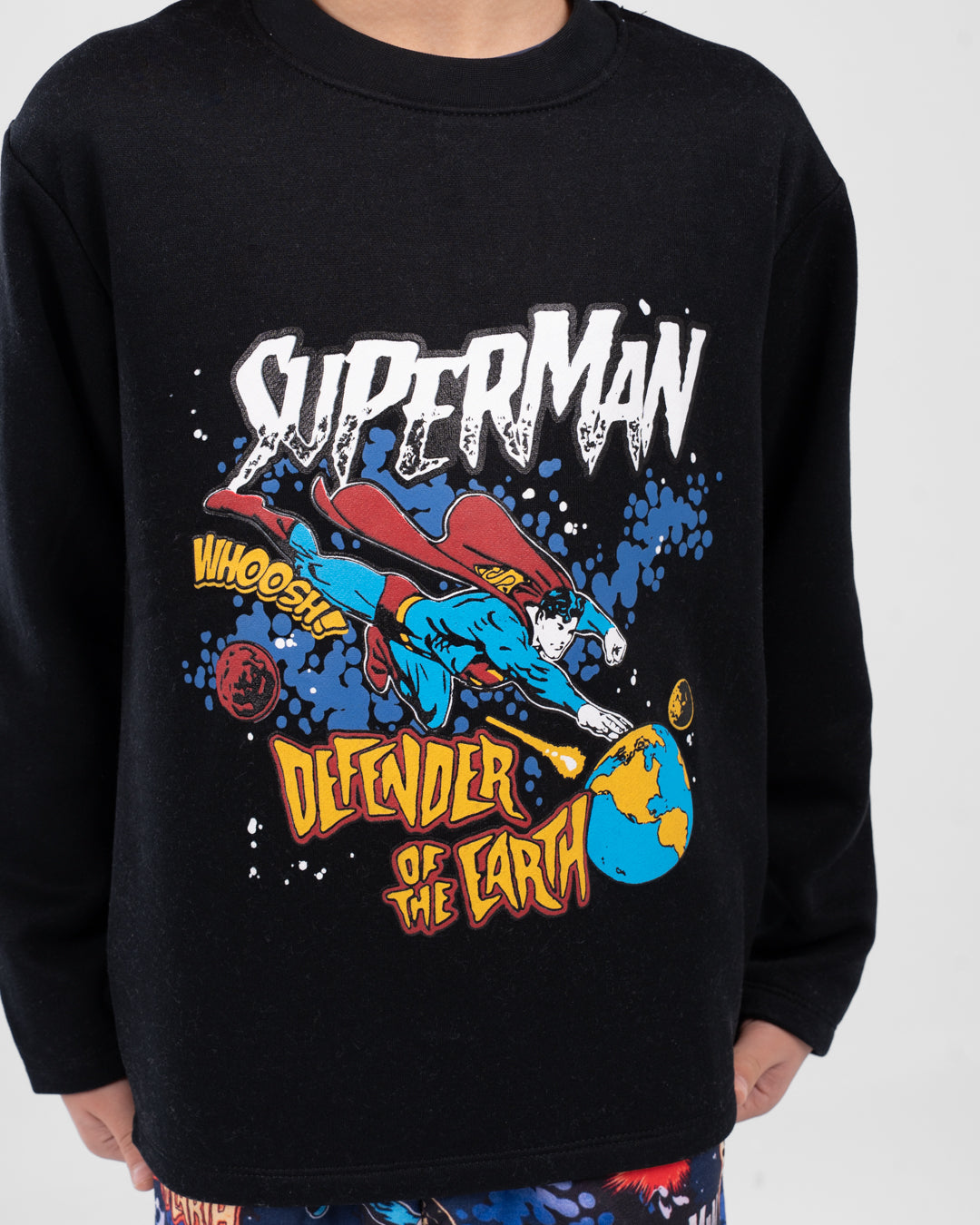 Boys Crewneck Printed Pyjamas