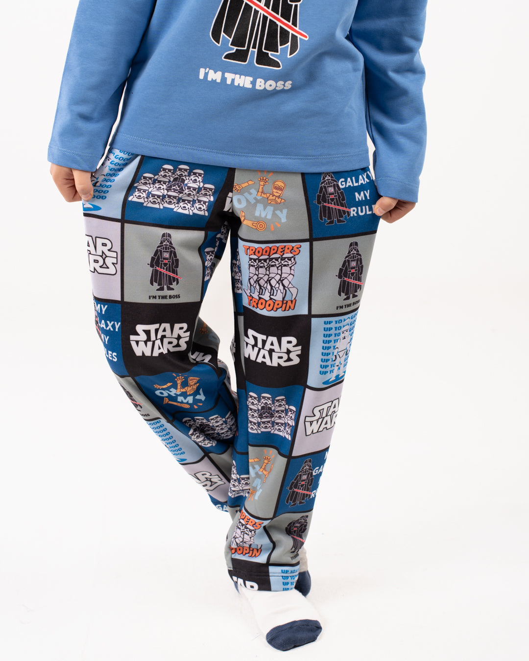 Printed Boys Crewneck Pajamas