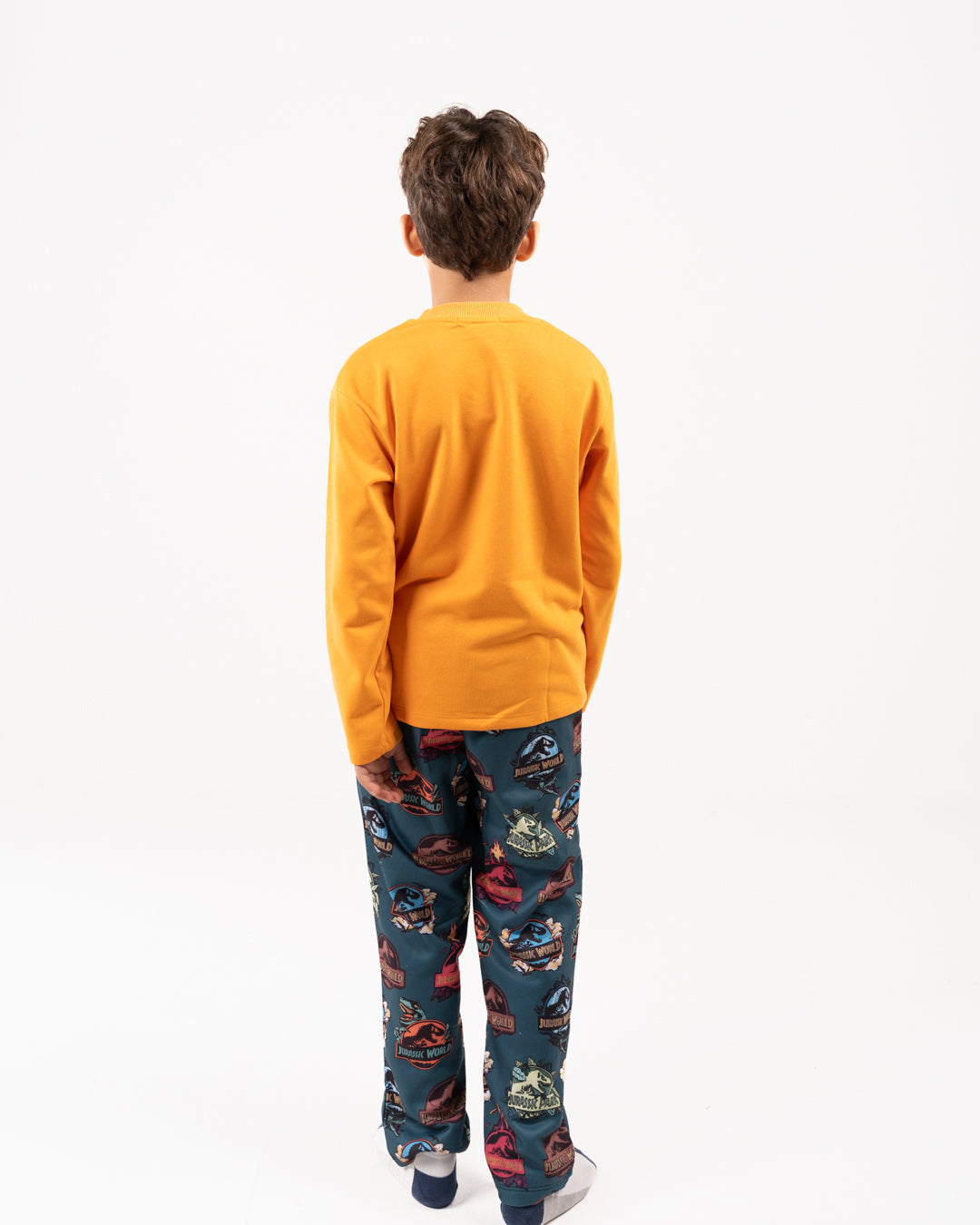 Printed Boys Crewneck Pajamas