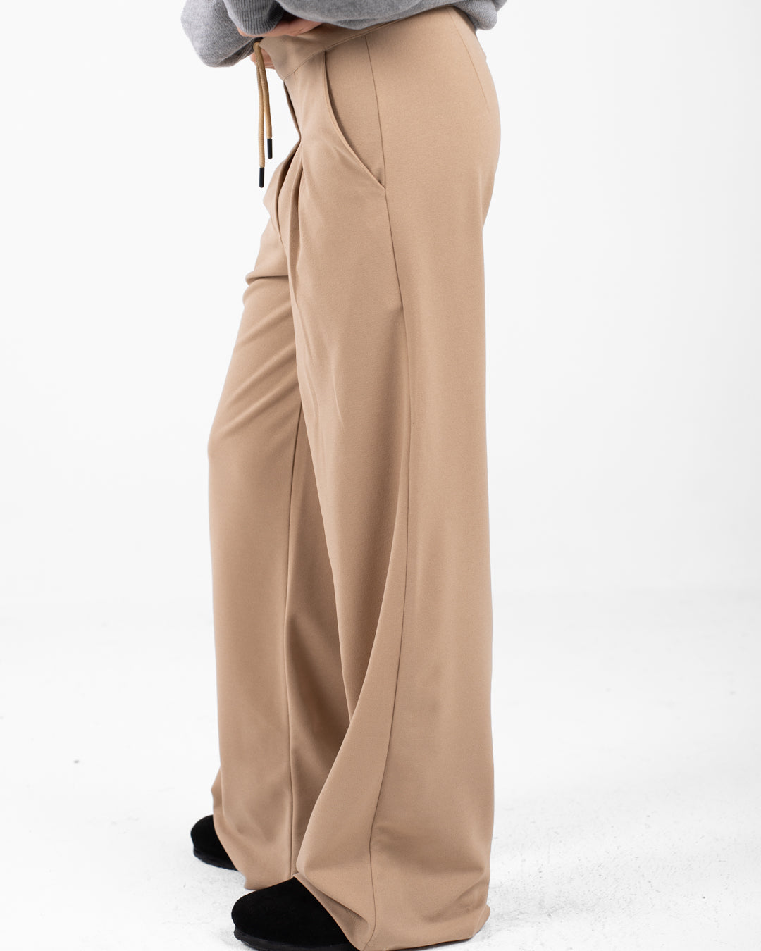 Women Plain Wide Leg Pants