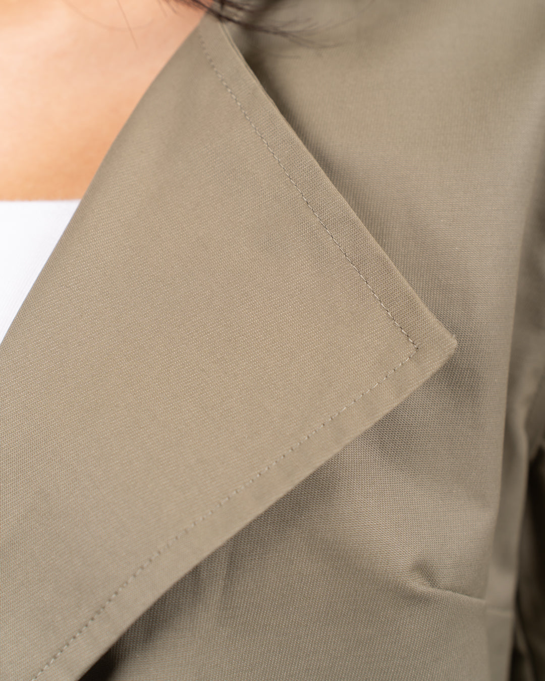 Women Gabardine Hoodie Jacket