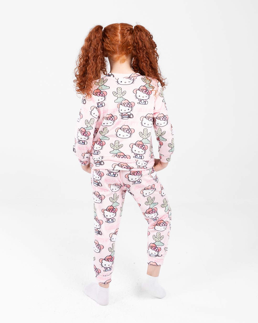Girls Kitty Crewneck Pyjama