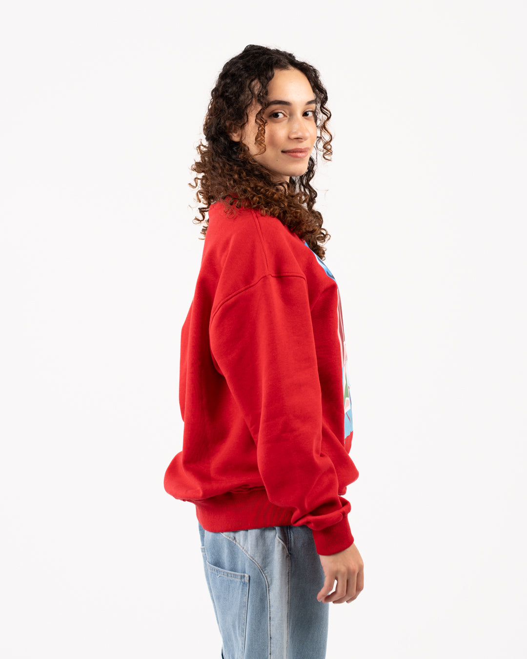 سويت شيرت نسائي مطبوع