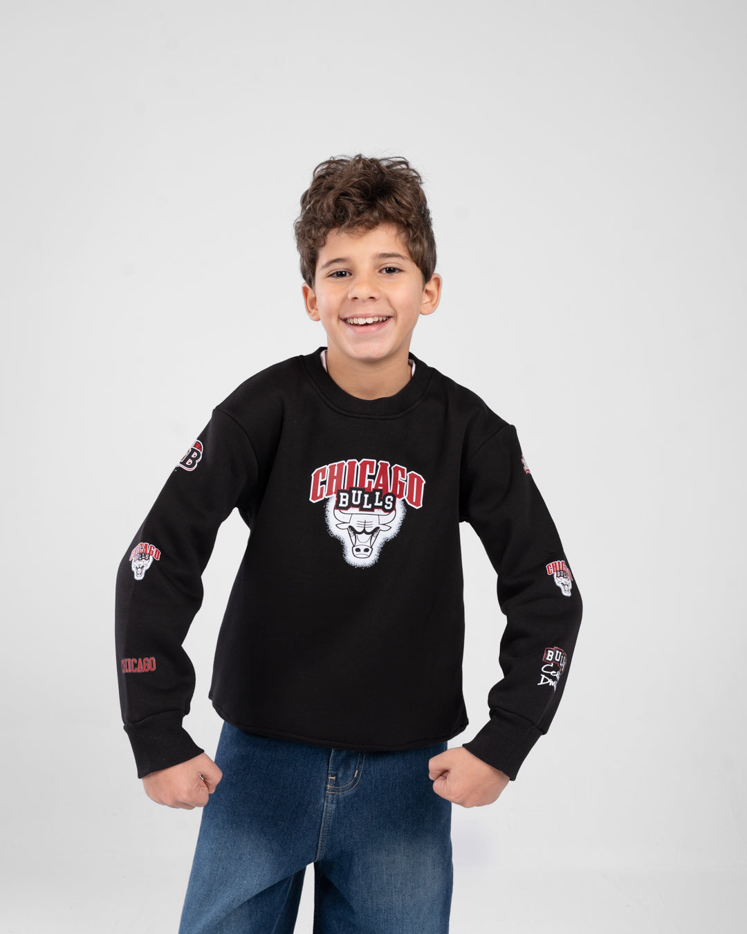 Boys Printed Crewneck Sweatshirt