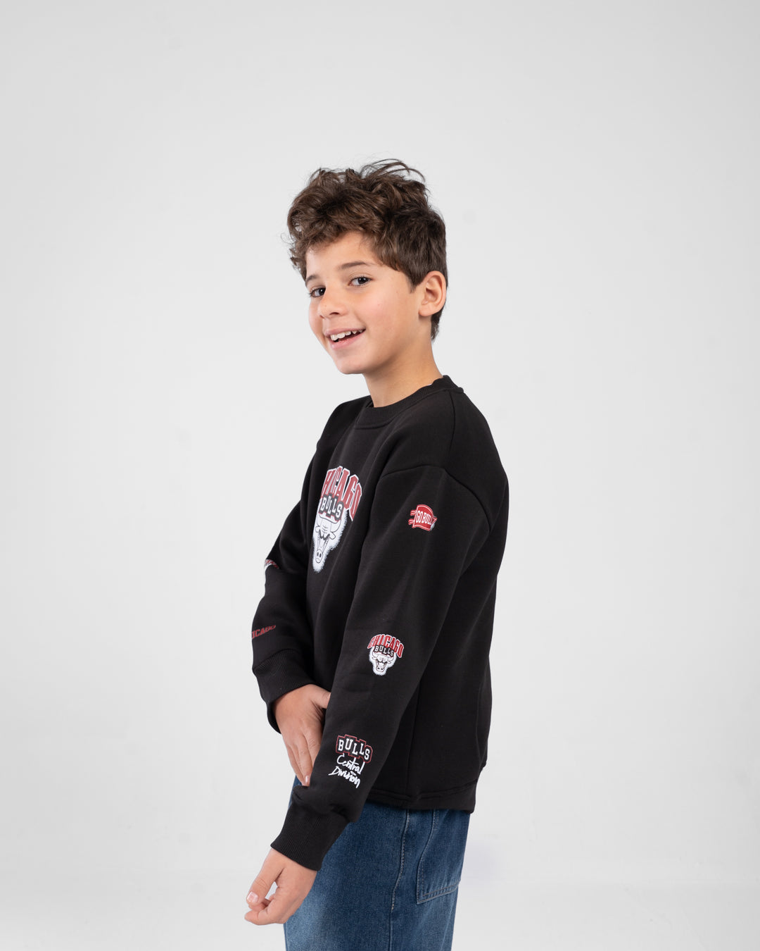 Boys Printed Crewneck Sweatshirt