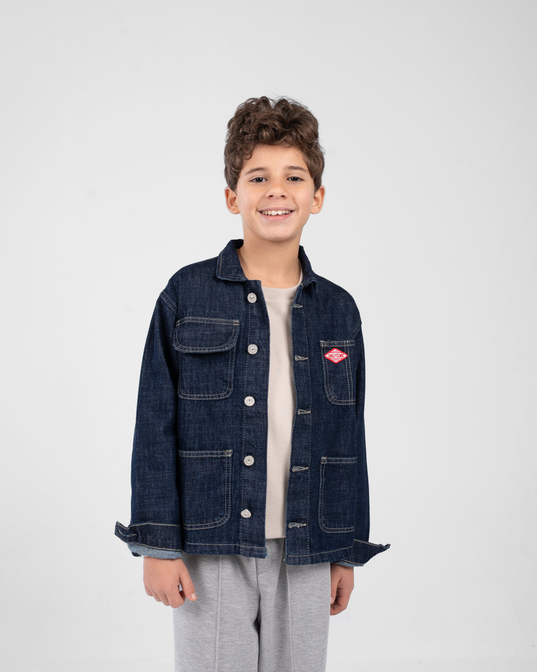 Boys Buttoned Jeans Jacket