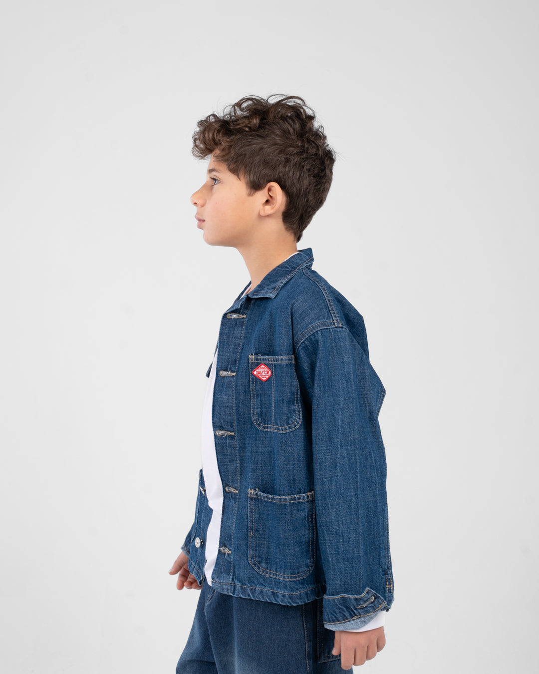 Boys Buttoned Jeans Jacket