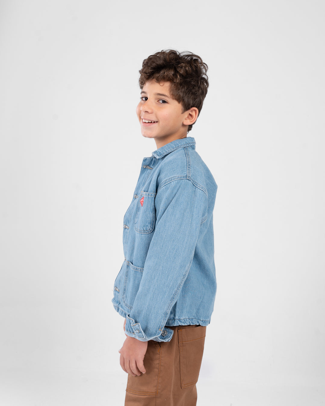Boys Buttoned Jeans Jacket