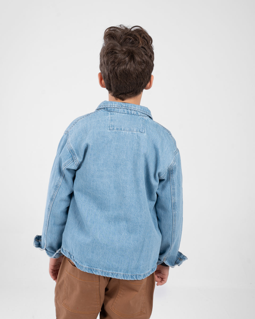 Boys Buttoned Jeans Jacket